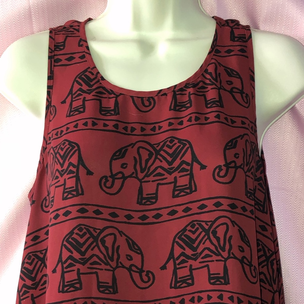 Elephant print dress